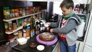 Chocolate coco cake