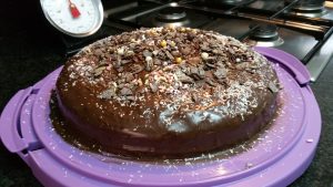 Chocolate winter cake