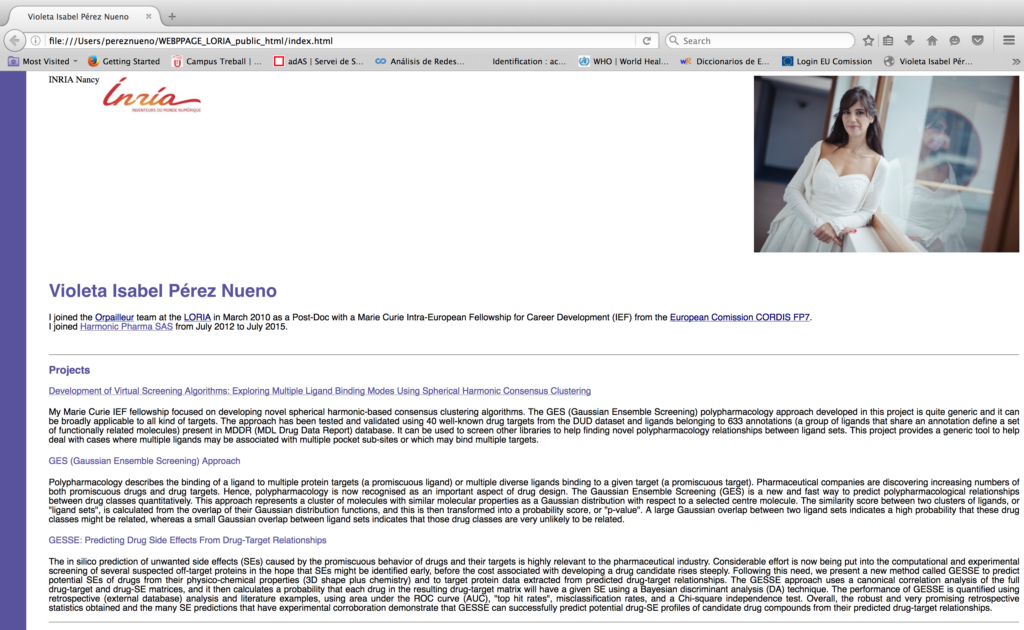 LORIA_webpage