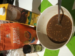 Super soup:Reishi, vainilla, chestnut milk
