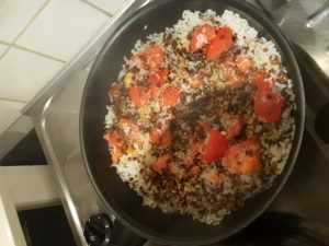 Rice, tomato 