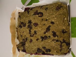 Moringa and candied cherries