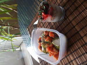 COVID-19 teleworking lunch