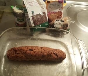 Spelled bread with cinnamon, cocoa nibs, cherries