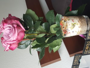 Lovely superfood breakfast in bed with lots of love