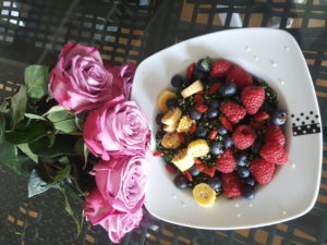 Spinach with rose smell 