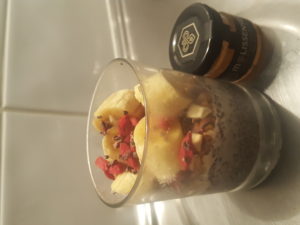 3 phases breakfast with banana. Banana very important for women's well-being at second week of the menstrual cycle after the period 