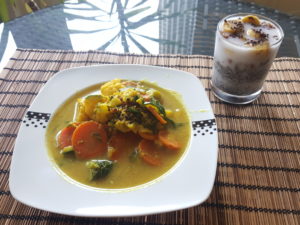 Amazing lunch for women's in ovulation period, physical, emotional strength. Fresh vegetables and fruits, species