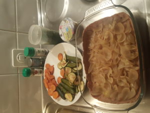 Quiche onion spinach