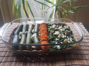 quiche onion spinach