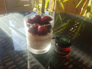 3 phases: cherries and honey summer breakfast 