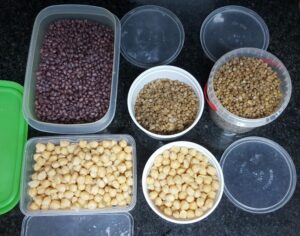Legumes batch cooking 