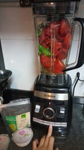 Home made tomato soup 