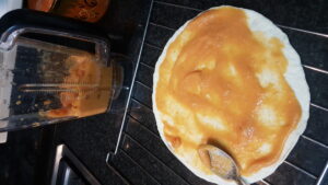 Home made natural tomato sauce for pizza