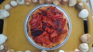 Home made natural tomato sauce for pizza