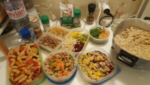 Batch cooking : healthy and equilibrate taperwares for the week