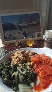 Healthy and complete lunch