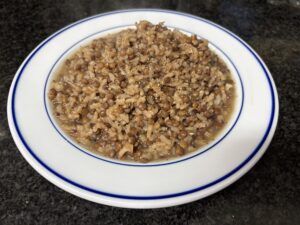 Lentils with rice